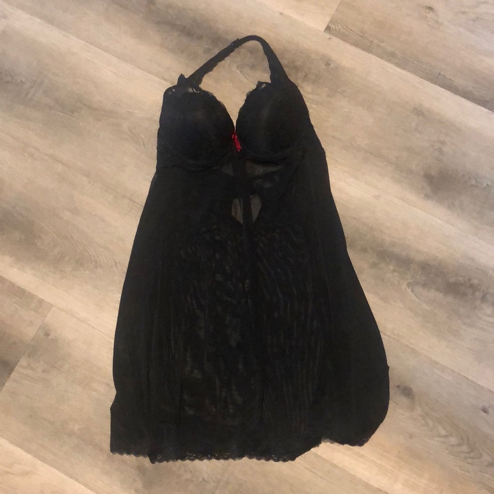 Mesh Halter Lingerie